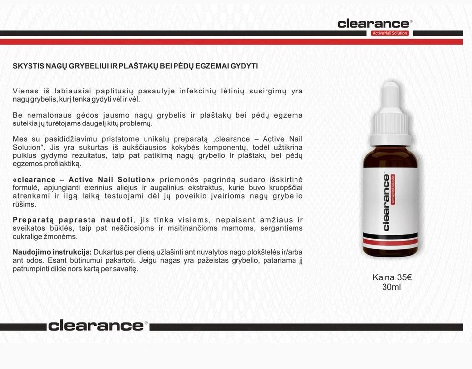 Clearance Active nail solution lašai 30 ml. - Image 5