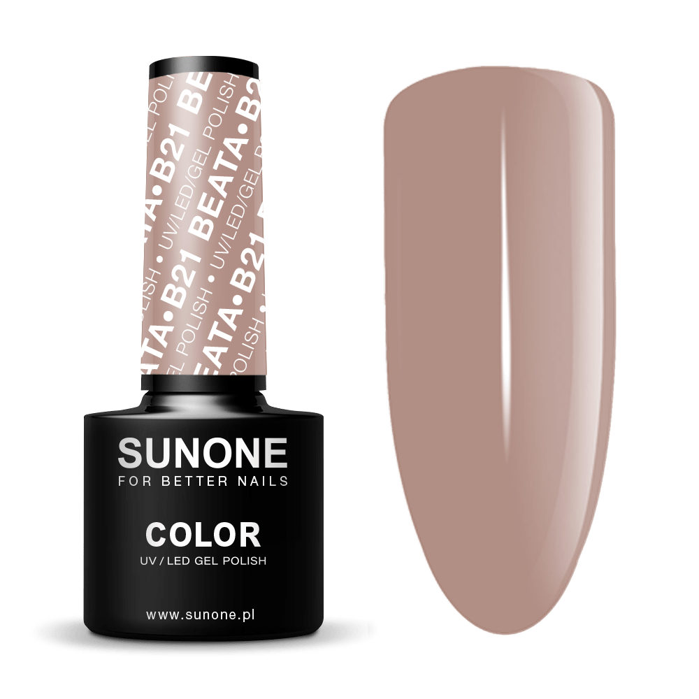 Gelinis nagų lakas Sunone B21 Beata 5ml.